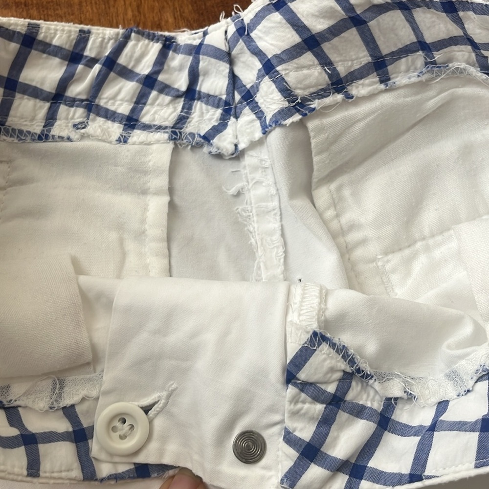 Vintage Lauren Ralph Lauren White Bermuda Buckle Short - Picture 7 of 11